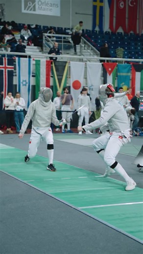 Touch landed = Instant serotonin ⬆️🔥 📊🔴 Exclusively on https://fencingtv.com/competitions/orleans-grand-prix-2025 #fencing #escrime #esgrima #orleans #france Fédération Française d'Escrime | FIE - International Fencing Federation
