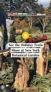 7.1K views · 39 reactions | All aboard!  The @nybg Holiday Train Show is back and tickets just dropped. Did you know you could miniature trolleys zoom through the beautiful New York Botanical Garden at night? There are 21+ sessions as well! Head to the link in comment for tickets. | Secret NYC | Facebook