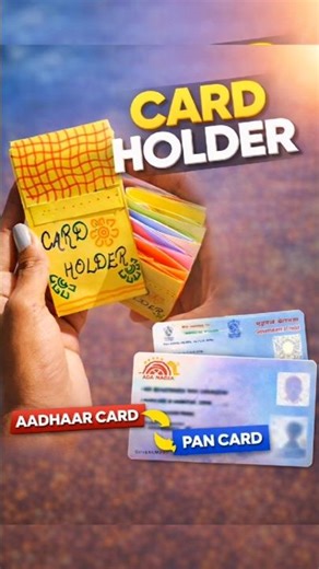 Diy card holder banaya || #diy #shortsviral #papercraft #diyideas