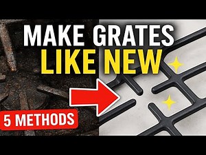 Clean Cast Iron Stove Grates WITHOUT Steel Wool — Safe Household Hacks