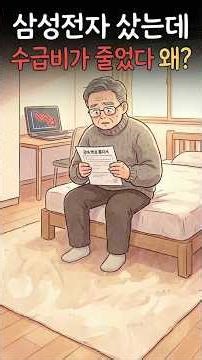 수급비로 삼성전자 주식 샀더니 재산이 늘었다고? 📊 기초수급자 금융재산 환산 기준 정확히 알려드립니다