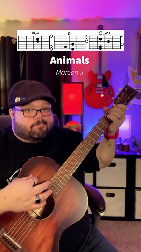 23K views · 446 reactions | Animals by Maroon 5 Guitar Tutorial! Martin Guitar Maroon5 #martinguitars #maroon5 #animals #guitar #guitarra #guitare #music #musica #chevansmusic #musician #guitartutorial #acousticcover #learnguitar #musicteacher #guitarlessons #guitarteacher #guitarist #easy #beginner #chords #guitarchords #guitarist #guitaristsoftiktok #guitarists #guitariste | Chas Evans | Facebook