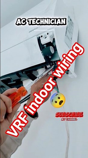 VRF Ac Indoor Wiring #actechnician #vrf#ac#indoor#wiring ☺️