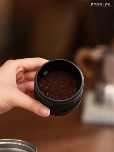 PEBBLES portable grind and brew coffee maker
