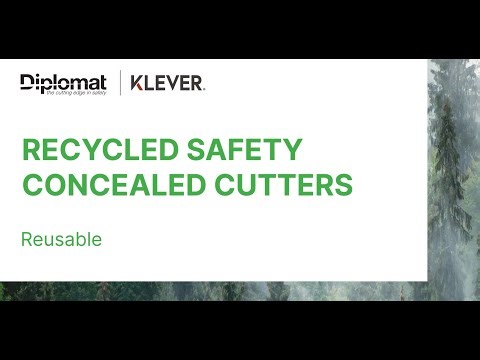 Klever EcoXChange - Reusable | Recycled Safety Concealed Cutter