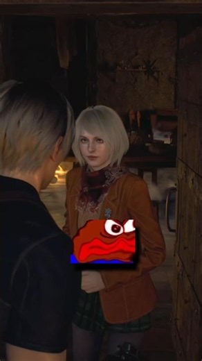 She doesn't want to cooperate 🫩 #videogames #resi #residentevil #residentevil4remake