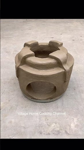 Traditional clay stove | clay oven design mud kitchen design #clayoven #clay #outdoorcooking #chulha