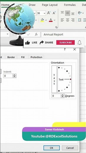 Rotate Text In Excel | Excel