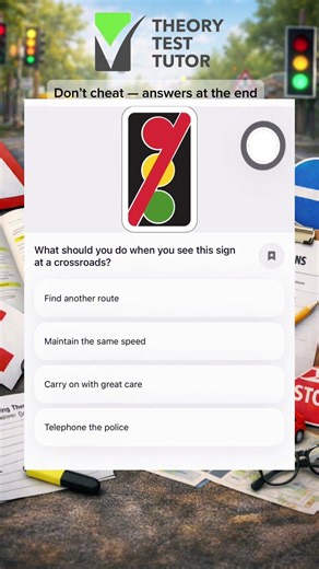 Theory test question