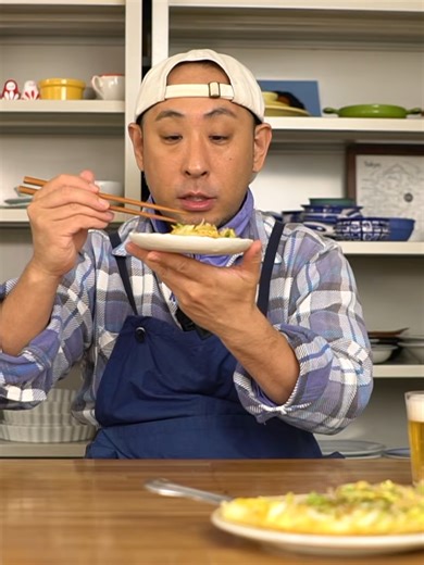 白菜の和風オープンオムレツの簡単レシピ