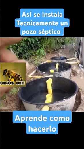 Cómo instalar un pozo séptico ? #aprender #medioambiente #tecnología #septictankbiotech