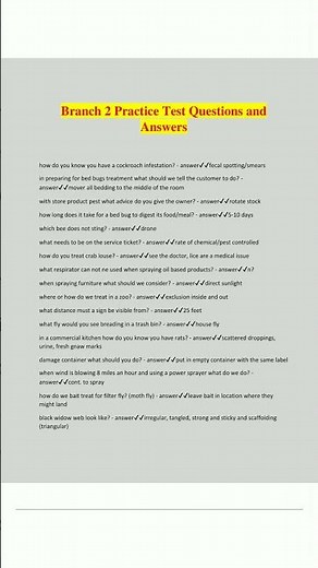 #learnexams Branch 2 Practice Test Questions and Answers9