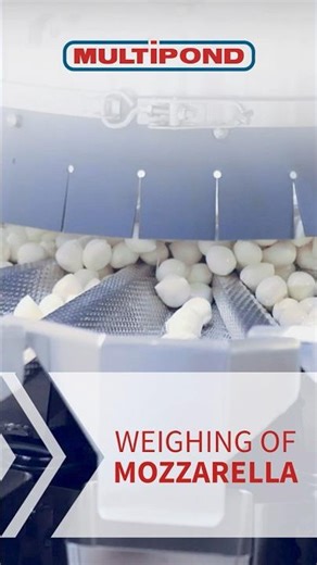 Weighing of Mozzarella | #multiheadweigher