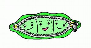 Peas In A Pod coloring page, printable Peas In A Pod