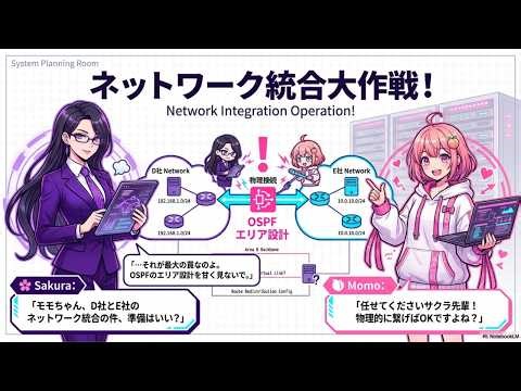 令和３年度春期ネットワークスペシャリスト試験午後Ⅰ問2過去問題解説 ネットワーク統合大作戦!