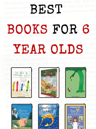 Best Books for 6 Year Olds #KidsBooks #BooksForKids #PictureBooks #EarlyReaders #ReadAloud #Storytime #ChildrensBooks #ReadingForKids #MomLife #ParentingTips #HomeschoolLife #TeacherTok #BookTokKids #RaisingReaders