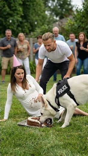 K9 Dog Detects and Prevents Bomb in Birthday Cake Surprise