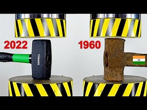 Hydraulic Press vs Modern and Old indian Hammer | Which is Strong | Top 10 Experiments | VismayaVani