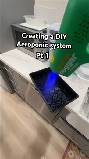 Making a DIY aeroponic system for experiments 😊