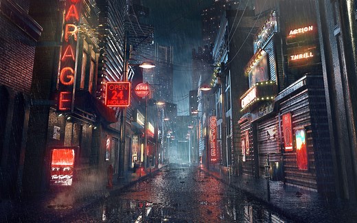 看一遍就会！！利用Blender插件fspy反求摄像机，重建还原赛博朋克科技场景