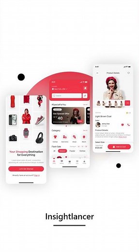 E-Commerce Mobile App Figma UI Kit | UI UX Design Resources | Figma Design | ECommerce App Project