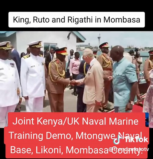 Kenyan Navy Training at Mtongwe Naval Base, Mombasa