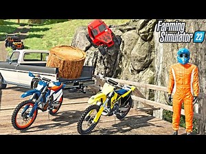 EXTREME CAMPING TRIP (NEW MAP) | CAN WE MAKE MILLIONS? (FS22 CHALLENGE) FARMING SIMULATOR 22