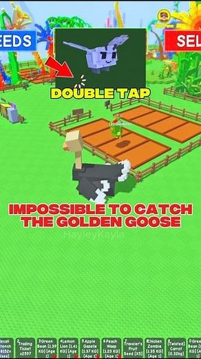 34K views · 1.2K reactions | Impossible ❌ to Catch Golden Goose 讀謹 in Roblox Grow a Garden! #roblox #robloxgrowagarden #hayleykayla | Hayley & Kayla Llarena | Facebook