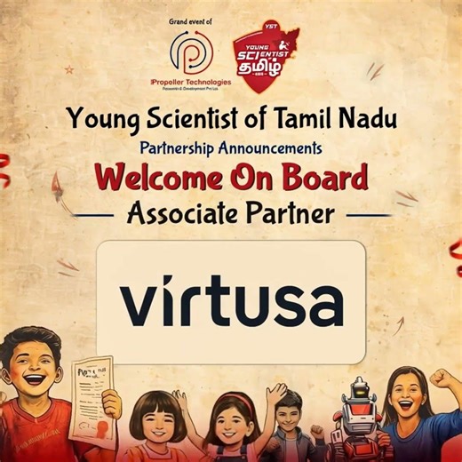 Virtusa Joins YST 2026 as Associate Partner | Empowering Tamil Nadu’s Young Scientists