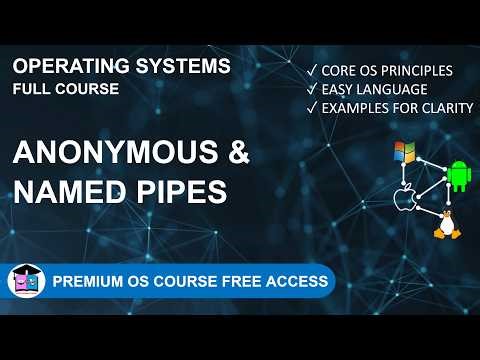 2.8 Pipes in OS | Anonymous and Named Pipes Explained