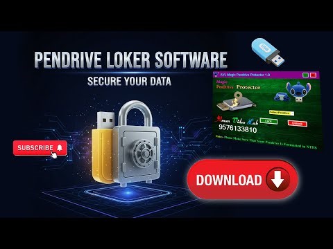 Pendrive Ko Lock Aur Secure Kaise Kare | Easy Software Method