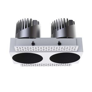 [Hot Item] 25W 0-10V Dimmable Adjustable Multi-Selective Reflector Recessed/Trimless Installation LED Downlight