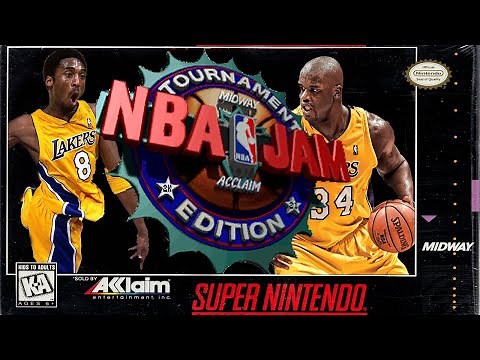 NBA Jam 2K21 - Tournament Edition SNES Playthrough with Shaq/Kobe Bryant (1080p/60fps)