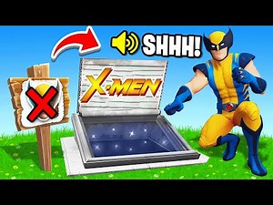 I Went UNDERCOVER in a X-MEN ONLY Tournament! (Fortnite)