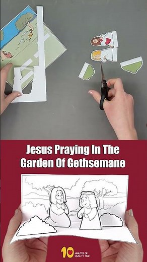 Jesus Praying In The Garden Of Gethsemane Craft