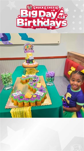 🎉The countdown to Big Day of Birthdays is on! 🎈Party with us Monday, September 9 from 6-8PM at any location nationwide for the chance to win a free birthday party on us! 📸 IG bella_bon | Chuck E. Cheese