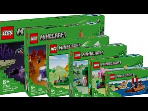 All LEGO Minecraft Sets June 2024 Compilation Speed Build Reviews