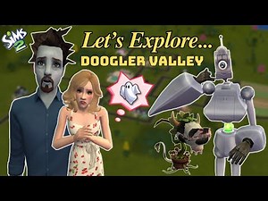 Tiny Town with BIG Secrets!🤖🧟‍♂️| Sims 2 Neighbourhood Showcase