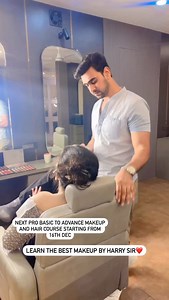 43K views · 283 reactions | Contact 9818018862 / DM❤️ more details  Course: Basic to Advance Professional Makeup and Hair course Duration: 45 days Internationally certified Makeup professional and hair tools will be provided by the academy for practice sessions during the course. Hurry up!! Only few seats available | Harry.makeovers | Facebook