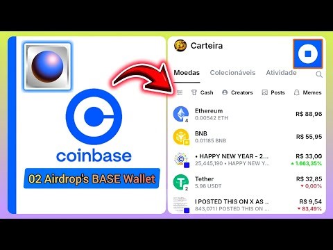 COINBASE & ZORA - 02 Airdrop's em 1 só Vídeo, Assista ao Tutorial Completo !!!