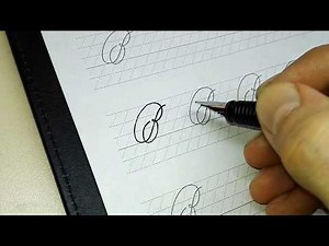 Spencerian script tutorial - Capital B