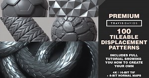 100 Tileable Displacement Patterns