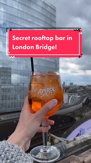 Have you been here? 😍 #rooftopbar #londonhotspots #londonhiddengems #bestoflondon #londonbridge #londoners