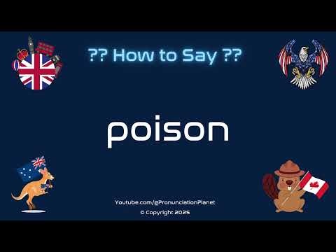 ☠️🧪 How to Pronounce poison? (CORRECTLY) | Pronunciation Planet