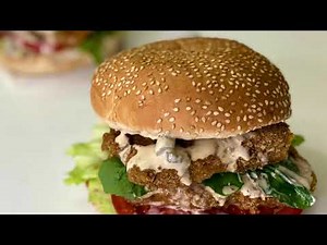 The Easiest Homemade Grilled Fish Burger Recipe! - اسهل و أسرع برغر فيليه السمك بمكونات بسيطة