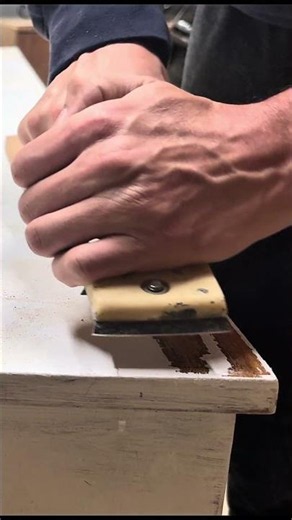 PAINT SCRAPING #diyfurniture