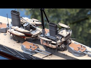 Trumpeter 1/350 scale HMS Dreadnought 1907 | RC Conversion