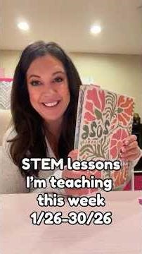 STEM Lessons I am teaching this week to my elementary students 1/26-30/26