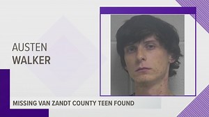 UPDATE: Officials release mugshot of Austen Walker, suspect in kidnapping of Van Zandt County teen