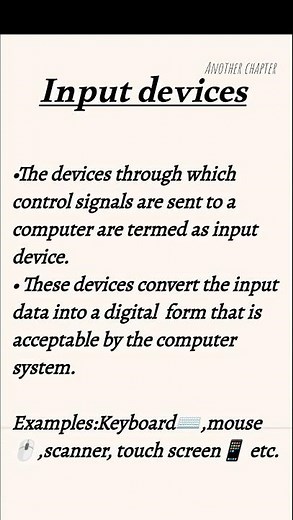 Input Devices 💻 | How Do We Give Data to a Computer?